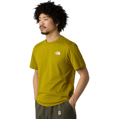 THE NORTH FACE Heren T-shirt NF0A87NP Deep Dijon/woodlandgroen S (Small) THE NORTH FACE Heren T-shirt NF0A87NP Deep Dijon/woodlandgroen S (Small)