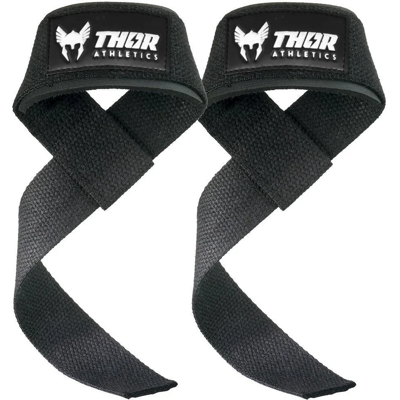 Thor Athletics Lifting Straps Zwart Thor Athletics Lifting Straps Zwart