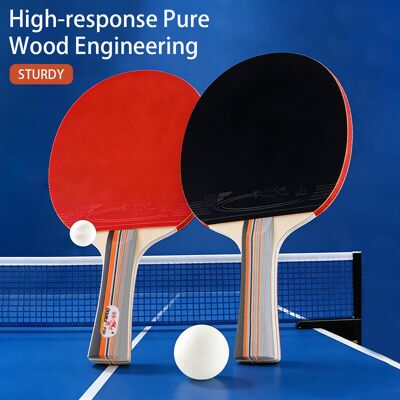 Double Fish 136 A Double Paddle-tafeltennisset met 3 ballen Double Fish 136 A Double Paddle-tafeltennisset met 3 ballen