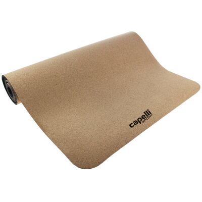 Capelli Sport antislip yogamat van TPE-schuim met kurk, extra dik 61 x 183 cm, grote maat, unisex, zweetbestendig, milieuvriendelijk, geschikt voor hot yoga en fitness Capelli Sport antislip yogamat van TPE-schuim met kurk, extra dik 61 x 183 cm, grote maat, unisex, zweetbestendig, milieuvriendelijk, geschikt voor hot yoga en fitness