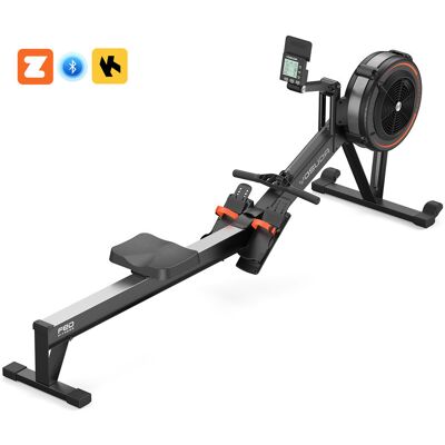 FED Fitness YOSUDA R2 Airrower voor Thuis, Geteste Kwaliteit (Test Gel), Opvouwbaar, Luchtwrijving, Zelfbediend Display, 10 Weerstandsniveaus, Aluminium Band voor Lange Mensen, Bluetooth & App FED Fitness YOSUDA R2 Airrower voor Thuis, Geteste Kwaliteit (Test Gel), Opvouwbaar, Luchtwrijving, Zelfbediend Display, 10 Weerstandsniveaus, Aluminium Band voor Lange Mensen, Bluetooth & App
