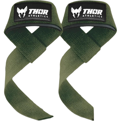 Thor Athletics Lifting Straps Army Green Thor Athletics Lifting Straps Army Green