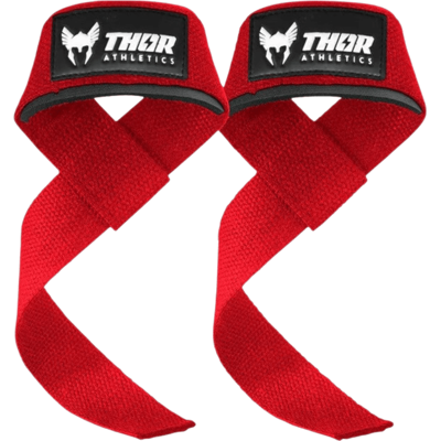 Thor Athletics Lifting Straps Rood Thor Athletics Lifting Straps Rood