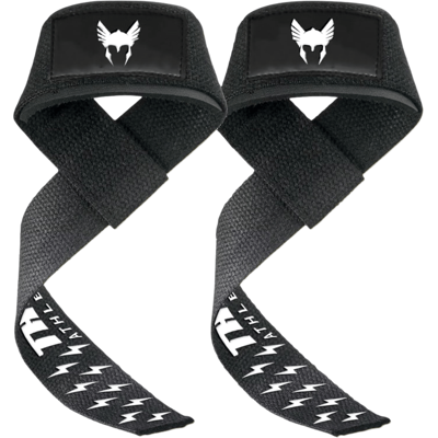 Thor Athletics Lifting Straps Extra Grip Zwart Thor Athletics Lifting Straps Extra Grip Zwart
