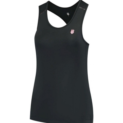 K-Swiss Hypercourt 4 dames tanktop zwart S K-Swiss Hypercourt 4 dames tanktop zwart S