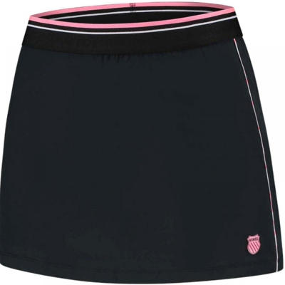 K-Swiss Hypercourt 6 rok - zwart-roze, maat S K-Swiss Hypercourt 6 rok - zwart-roze, maat S