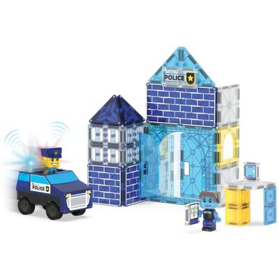 252035PS - MAGNA-TILES - Politiebureau 35-delige set 252035PS - MAGNA-TILES - Politiebureau 35-delige set