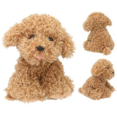 TOPModel FUR EVER FRIENDS Pluche Hond 16 cm 1 Stuk Bruin Krullend Vacht Zacht Knuffel Speelgoed Kinderen Metgezel TOPModel FUR EVER FRIENDS Pluche Hond 16 cm 1 Stuk Bruin Krullend Vacht Zacht Knuffel Speelgoed Kinderen Metgezel