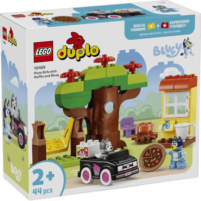 LEGO® DUPLO® Bluey Pizza-meisjes met Muffin en Bluey 10469 LEGO® DUPLO® Bluey Pizza-meisjes met Muffin en Bluey 10469
