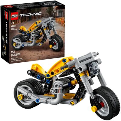 LEGO Technic 42225 Gele Motorfiets LEGO Technic 42225 Gele Motorfiets