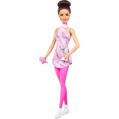 Barbie Carrières modepop skater - 25 cm, roze outfit Barbie Carrières modepop skater - 25 cm, roze outfit