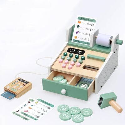 OSLINE Speelgoedkassa voor kinderen - Groen - Set OSLINE Speelgoedkassa voor kinderen - Groen - Set
