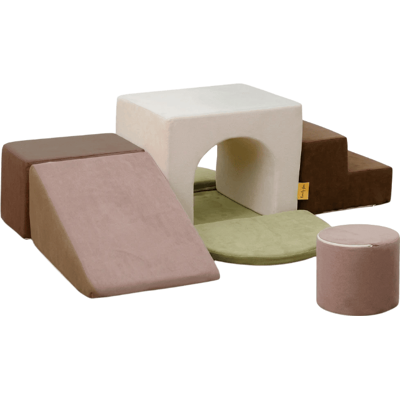 BanaSuper klimblokken van schuim voor kinderen, XXL bouwblokken van schuim, EN71-gecertificeerd en antislip, Montessori speelgoed voor kinderen, wasbaar hoesje voor binnenpret, babyzachte speelset (grijs) BanaSuper klimblokken van schuim voor kinderen, XXL bouwblokken van schuim, EN71-gecertificeerd en antislip, Montessori speelgoed voor kinderen, wasbaar hoesje voor binnenpret, babyzachte speelset (grijs)
