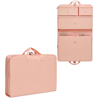 Kono 6-in-1 Hangende Reis Organizer Tas, Opvouwbare Kofferset voor Koffers, Lichtgewicht voor Kleding en Toiletartikelen Pi Kono 6-in-1 Hangende Reis Organizer Tas, Opvouwbare Kofferset voor Koffers, Lichtgewicht voor Kleding en Toiletartikelen Pi