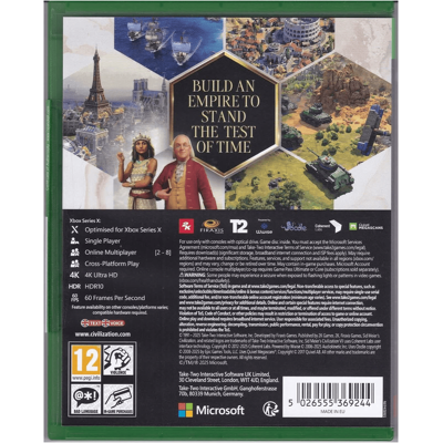 Microsoft Sid Meier’s: Civilization VII (Xbox One/Xbox Series X) Microsoft Sid Meier’s: Civilization VII (Xbox One/Xbox Series X)