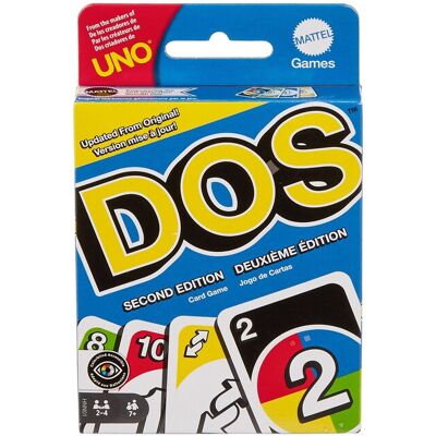 Mattel Uno Dos kaartspel - 108 kaarten, 2-10 spelers Mattel Uno Dos kaartspel - 108 kaarten, 2-10 spelers