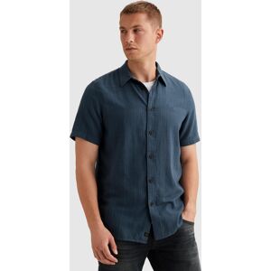 PME legend blauwe heren overhemd Punt kraag Regular fit Ruit patroon Knoopsluiting Duurzaam Korte mouw Blauw XXL PME legend blauwe heren overhemd Punt kraag Regular fit Ruit patroon Knoopsluiting Duurzaam Korte mouw Blauw XXL