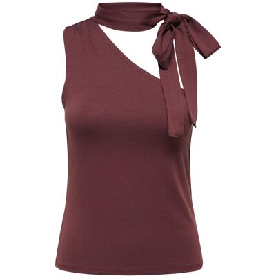 Jacqueline de Yong bordeaux dames top Off-shoulder halslijn Slim Fit Duurzaam Mouwloos Bordeaux S Jacqueline de Yong bordeaux dames top Off-shoulder halslijn Slim Fit Duurzaam Mouwloos Bordeaux S
