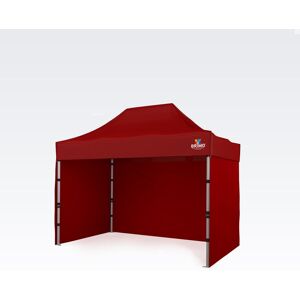 BRIMO - Gazebo 2x3m - 3 volle wanden - Rood - Gazebo BRIMO - Gazebo 2x3m - 3 volle wanden - Rood - Gazebo