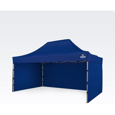 BRIMO - Gazebo estensibile 3x4,5m - Blauw - 3x4,5m - Gazebo BRIMO - Gazebo estensibile 3x4,5m - Blauw - 3x4,5m - Gazebo