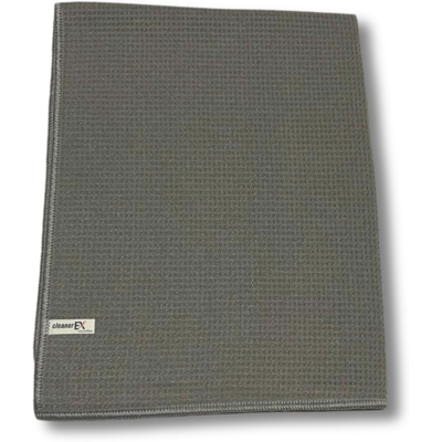 CleanerEx Premium Droogdoek Grijs - Streeploos en Hoog Absorberend grijs 1 CleanerEx Premium Droogdoek Grijs - Streeploos en Hoog Absorberend grijs 1