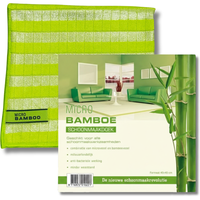 MICRO-BAMBOE Schoonmaakdoek – Duurzame Doek voor Keuken & Huis - 1 stuk MICRO-BAMBOE Schoonmaakdoek – Duurzame Doek voor Keuken & Huis - 1 stuk