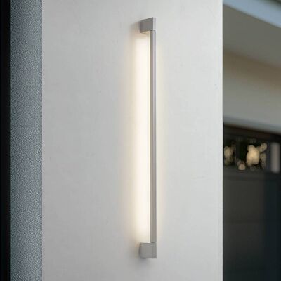 Lindby LED-wandlamp buiten Neano, alu / grijs / zink, Aluminium, Modern, LED wandlamp buiten Lindby LED-wandlamp buiten Neano, alu / grijs / zink, Aluminium, Modern, LED wandlamp buiten