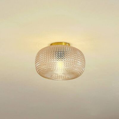 Lindby Hildur Witte Glazen Plafondlamp - Verlichting Lindby Hildur Witte Glazen Plafondlamp - Verlichting