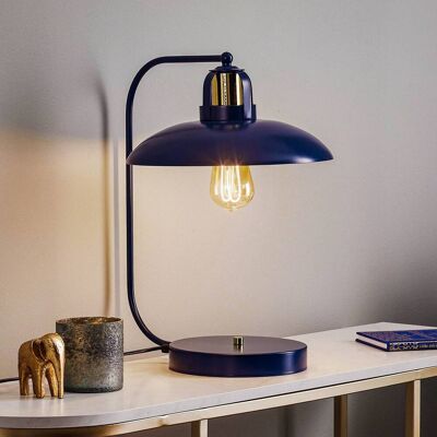 Eko-Light Tafellamp Felix, blauw, Woon-/ Eetkamer, metaal, Industrieel design, Tafellamp Eko-Light Tafellamp Felix, blauw, Woon-/ Eetkamer, metaal, Industrieel design, Tafellamp