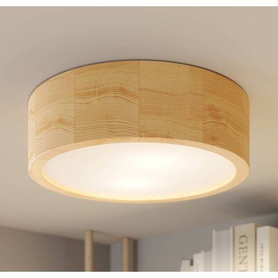 Euluna Houten Ronde Plafondlamp - Lamp Euluna Houten Ronde Plafondlamp - Lamp
