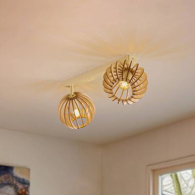 Argon - Paz - Wit - 2 lampen - Plafondlamp Argon - Paz - Wit - 2 lampen - Plafondlamp