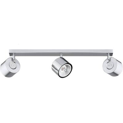 Argon Plafondspot Chloe, verstelbaar, 3-lamps, verchroomd staal dimbaar, chroom / zilver, Woon-/ Eetkamer, metaal, Modern, buitenspot Argon Plafondspot Chloe, verstelbaar, 3-lamps, verchroomd staal dimbaar, chroom / zilver, Woon-/ Eetkamer, metaal, Modern, buitenspot