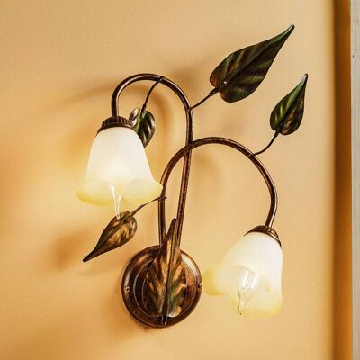 Euluna Miranda 2 lampen Wandlamp - Wandlamp Euluna Miranda 2 lampen Wandlamp - Wandlamp