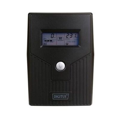 Digitus UPS Line-Interactive LCD Basic - 600VA, 360W, 2x Schuko Digitus UPS Line-Interactive LCD Basic - 600VA, 360W, 2x Schuko