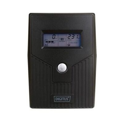 DIGITUS Line-Interactive LCD BASIC UPS, 800VA/480W, 1x12V/9A DN-170064-LCD-B DIGITUS Line-Interactive LCD BASIC UPS, 800VA/480W, 1x12V/9A DN-170064-LCD-B