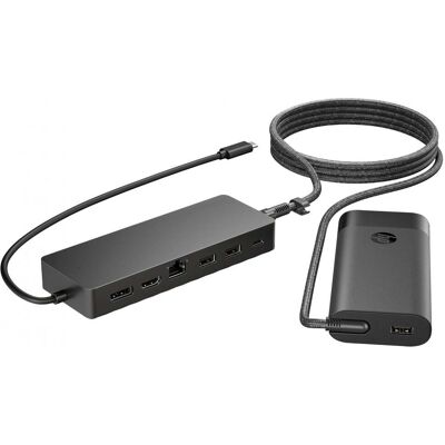 HP Universal USB-C Hub and Laptop Charger Combo Bedraad 9H0H9AA#ABB HP Universal USB-C Hub and Laptop Charger Combo Bedraad 9H0H9AA#ABB