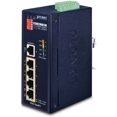 PLANET ISW-504PT netwerk-switch Unmanaged L2 Fast Ethernet ISW-504PT PLANET ISW-504PT netwerk-switch Unmanaged L2 Fast Ethernet ISW-504PT