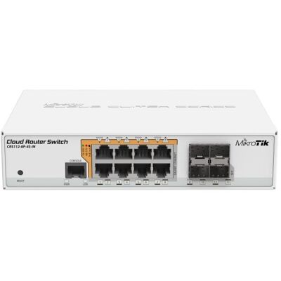 Mikrotik CRS112-8P-4S-IN netwerk-switch Gigabit CRS112-8P-4S-IN Mikrotik CRS112-8P-4S-IN netwerk-switch Gigabit CRS112-8P-4S-IN