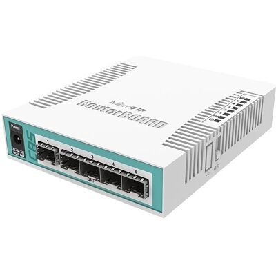 Mikrotik CRS106-1C-5S netwerk-switch Gigabit Ethernet CRS106-1C-5S Mikrotik CRS106-1C-5S netwerk-switch Gigabit Ethernet CRS106-1C-5S