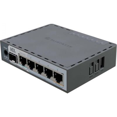 Mikrotik hEX S (2025 versie) met RouterOS L4, desktopbehuizing E60iUGS Mikrotik hEX S (2025 versie) met RouterOS L4, desktopbehuizing E60iUGS