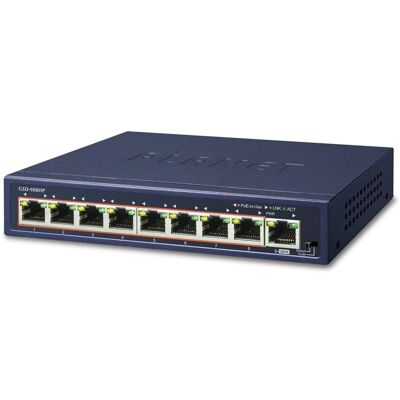 PLANET GSD-908HP netwerk-switch Unmanaged Gigabit Ethernet GSD-908HP PLANET GSD-908HP netwerk-switch Unmanaged Gigabit Ethernet GSD-908HP