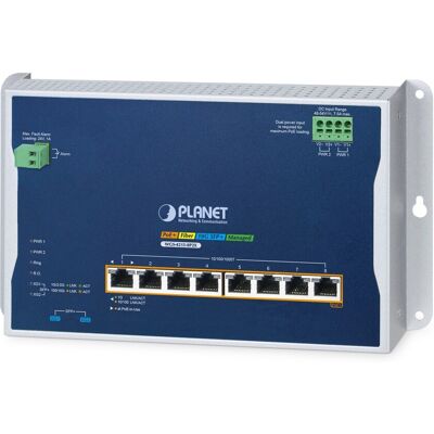 PLANET Industrial 8-Port Wall-mount Switch WGS-4215-8P2X WGS-4215-8P2X PLANET Industrial 8-Port Wall-mount Switch WGS-4215-8P2X WGS-4215-8P2X