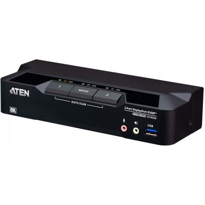 Aten CS1922A-AT-G 2-Port USB 3.0 8K BeeldschermPort KVMP CS1922A-AT-G Aten CS1922A-AT-G 2-Port USB 3.0 8K BeeldschermPort KVMP CS1922A-AT-G