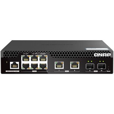 QNAP QSW-M2106R-2S2T netwerk-switch Managed L2 10G QSW-M2106R-2S2T QNAP QSW-M2106R-2S2T netwerk-switch Managed L2 10G QSW-M2106R-2S2T