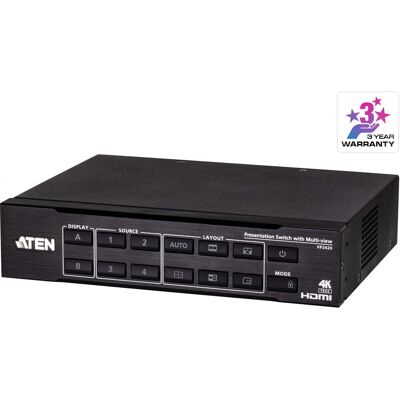 Aten VP2420-AT-G 4 x 2 True 4K Presentation Matrix Switch VP2420-AT-G Aten VP2420-AT-G 4 x 2 True 4K Presentation Matrix Switch VP2420-AT-G