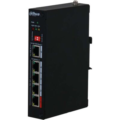 Dahua PFT1500 5-poorts PoE-extender met 4-poorts PoE-uitgang PFT1500 Dahua PFT1500 5-poorts PoE-extender met 4-poorts PoE-uitgang PFT1500
