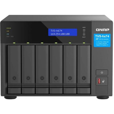 QNAP TVS-H674 NAS Tower Intel® Core™ i5 i5-12400 32 TVS-h674-i5-32G QNAP TVS-H674 NAS Tower Intel® Core™ i5 i5-12400 32 TVS-h674-i5-32G