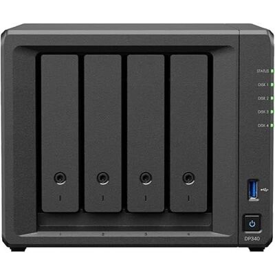 Synology DP340 data-opslag-server NAS Desktop R1600 16 GB 32 TB DP340 Synology DP340 data-opslag-server NAS Desktop R1600 16 GB 32 TB DP340