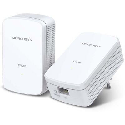TP-LINK Mercusys MP500 KIT PowerLine-netwerkadapter 1000 Mbit/s MP500 KIT TP-LINK Mercusys MP500 KIT PowerLine-netwerkadapter 1000 Mbit/s MP500 KIT