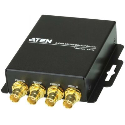 ATEN VS146 - BNC - 6x BNC - 1x BNC - Zwart - Metaal - 300 m VS146-AT-G ATEN VS146 - BNC - 6x BNC - 1x BNC - Zwart - Metaal - 300 m VS146-AT-G